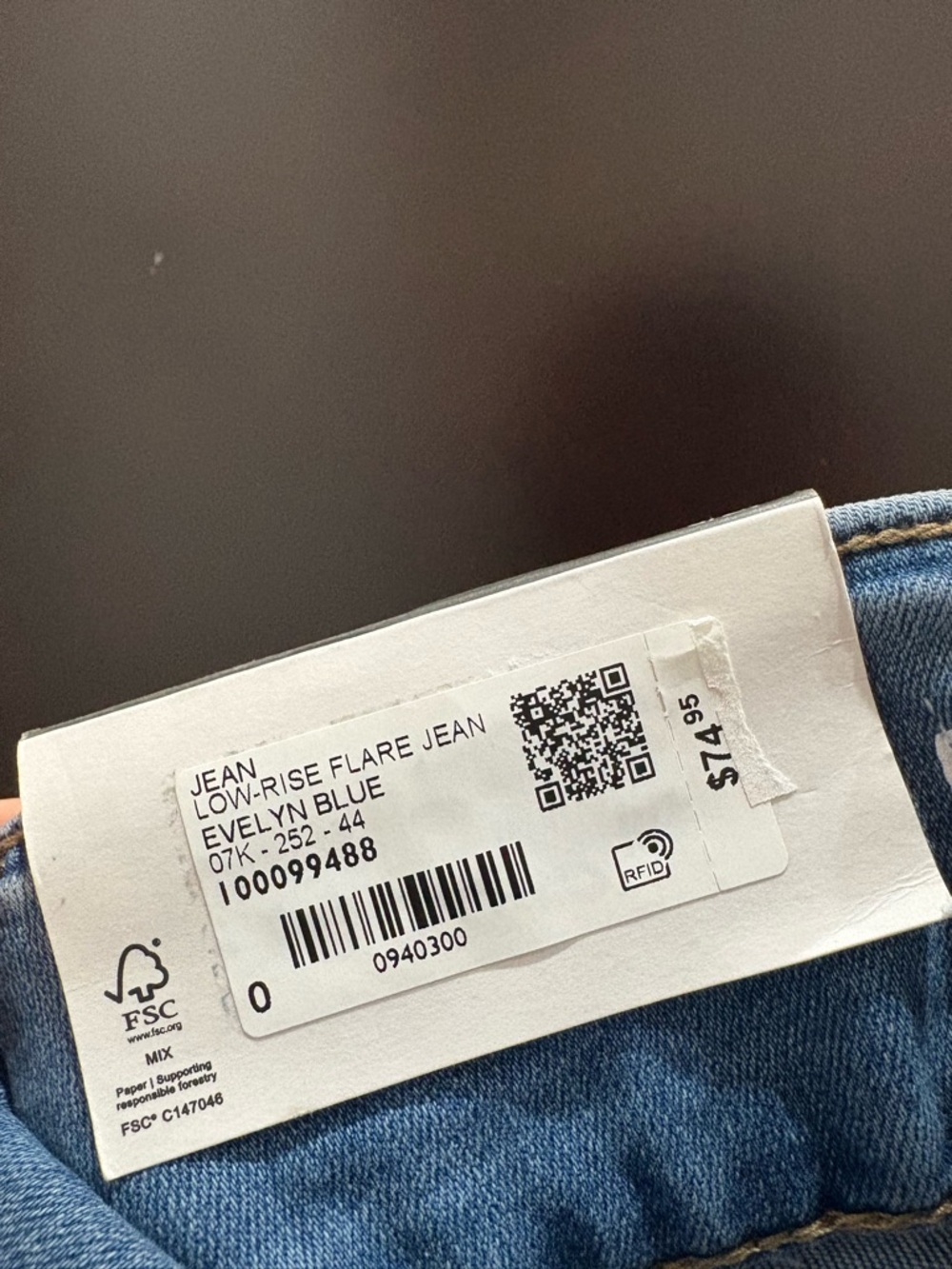 Garage Low Rise Light Blue Flare Jeans Y2k - Picture 2 of 8